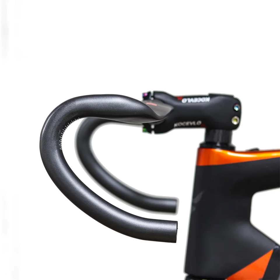 Kocevlo-カーボンファイバーロードバイクハンドルバー,380mm,31.8