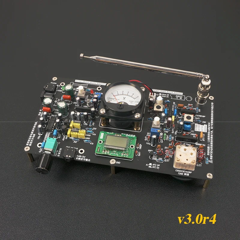 

DIY Kit TA7358 FM Stereo Integrated Radio Circuit Board 88~108MHz Discrete Parts High Sensitivity AFC