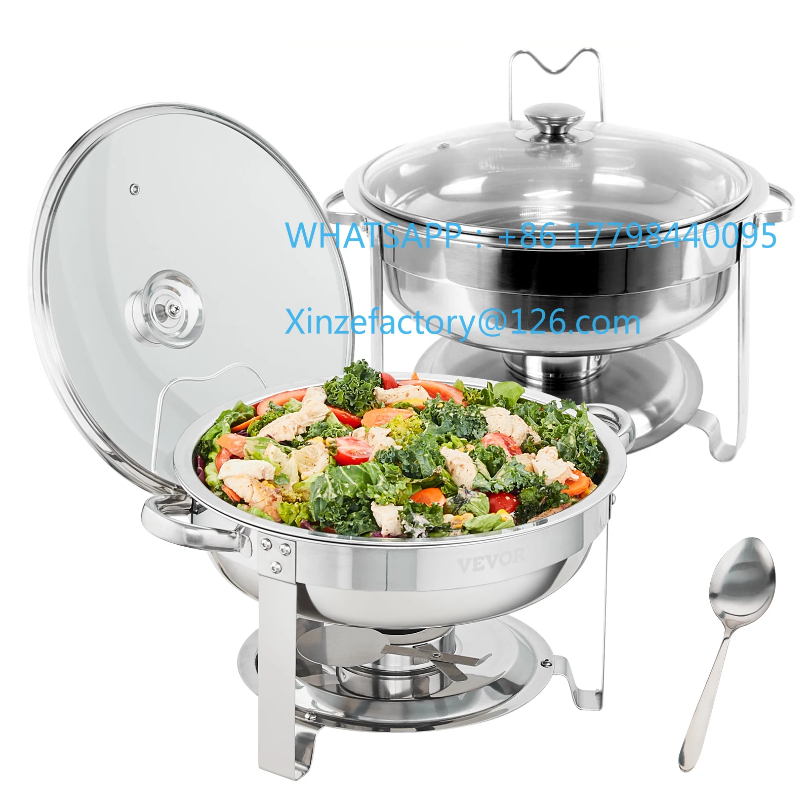 

Customizable SucceBuy Chafing Dish Buffet Set Stainless Steel Chafer