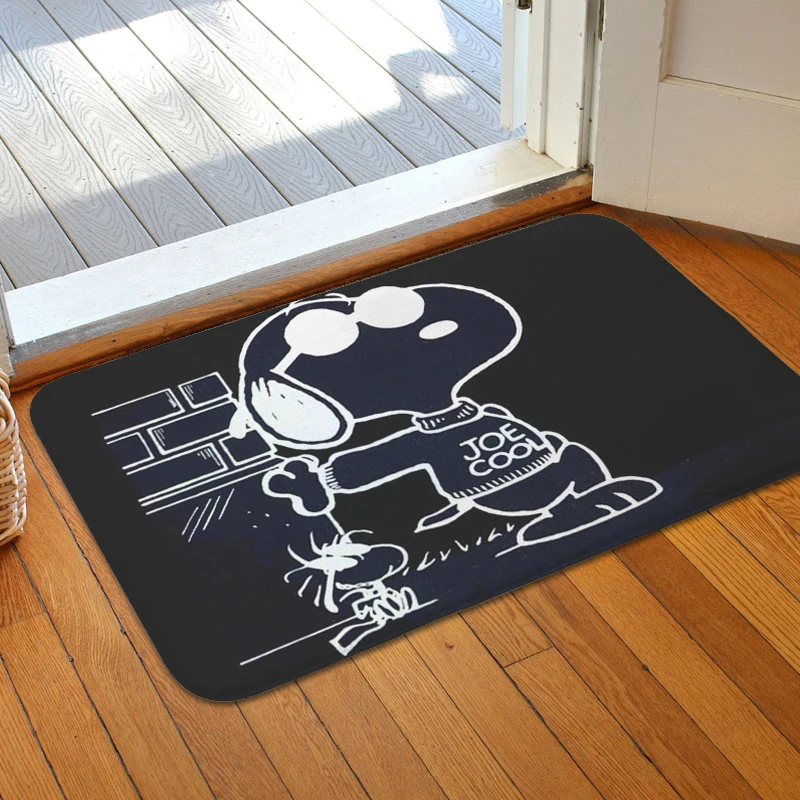 Custom Doormat Entrance Door G-Snoopys Cute Hallway Balcony Porch Floor Mats Non-slip Bedroom Rug Kitchen Room Floor Carpet