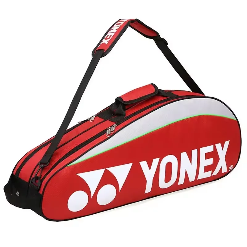 Yonex Badmintontas Waterdichte dubbele compartimentriem Badmintonrugzak Heren Dames Stijl Grote capaciteit Sportnet Badminton