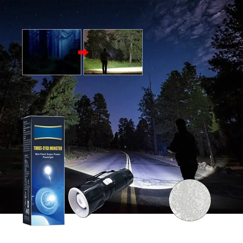 Portable High Powered Flashlights High Lumens Super Bright Flashlight Multipurpose Flash Lights With Long-lasting Battery