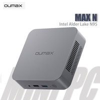 OUMAX MAX N Office Mini Pc Intel N95 8GB 16GB DDR4 256GB 512GB SSD WIFI5 BT5.0 Portable Desktop Video Gaming Computer Laptop