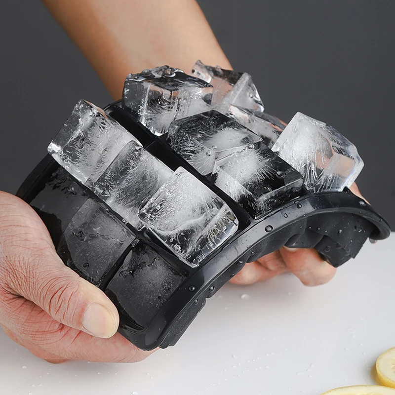 15 Square Ice Cube Molds With Silicone Easy Release Ice Cream Homemade Summer Beverage Cooling Kitchen And Bar Tools