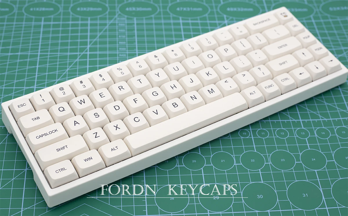 Imagem -03 - Leite Tema Caps Chave para Teclado Mecânico Interruptor mx Pbt Dye Subbed Bee Japonês Minimalista Branco Keycaps Xda Set