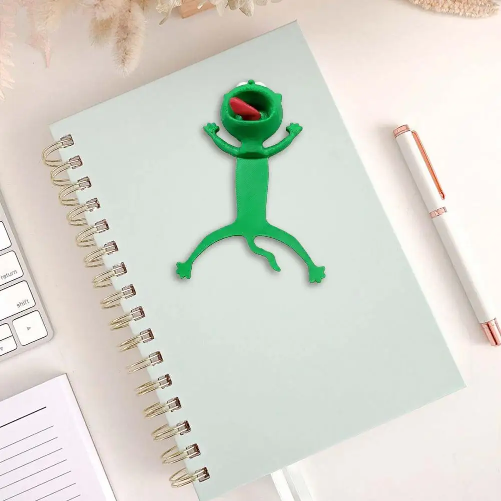 Creative 3D Cartoon Animal Bookmark Exquisite Page Marker Book Clip for Kids Birthday Party Favors School Activity Rewards