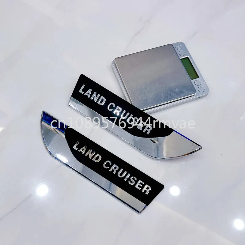 2 قطعة شعار سيارة ABS الحاجز الجانب شعار ملصق لتويوتا لاند كروزر برادو VX TX VX. GXR VXR VXS GXR 2003-2025 اكسسوارات السيارات #3