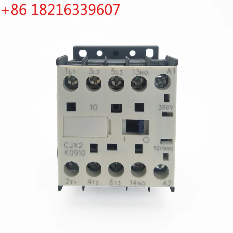 YAO CJX2-K0910 24/36/110/220/380 Volts Coil 35mm DIN Rail 9A Three Pole 3P 1NO Mini AC Contactor