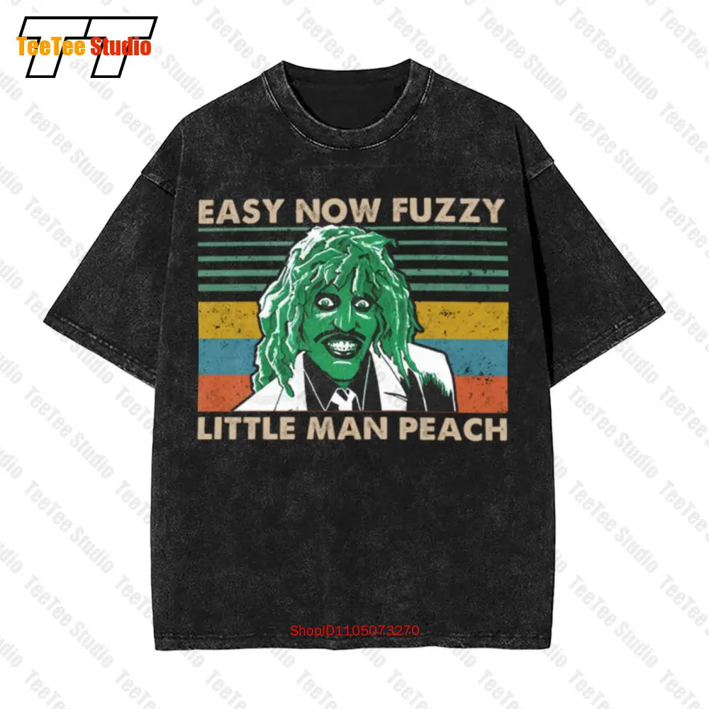 Old Gregg Easy Now Fuzzy Little Man Peach The Mighty Boosh Tv Vintage Oversized T-Shirt AIF1