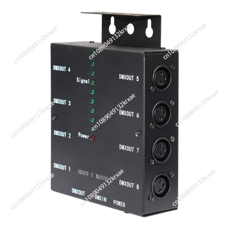 

8-канальный усилитель светового сигнала DMX512 с беспроводным разветвителем сигнала DMX512