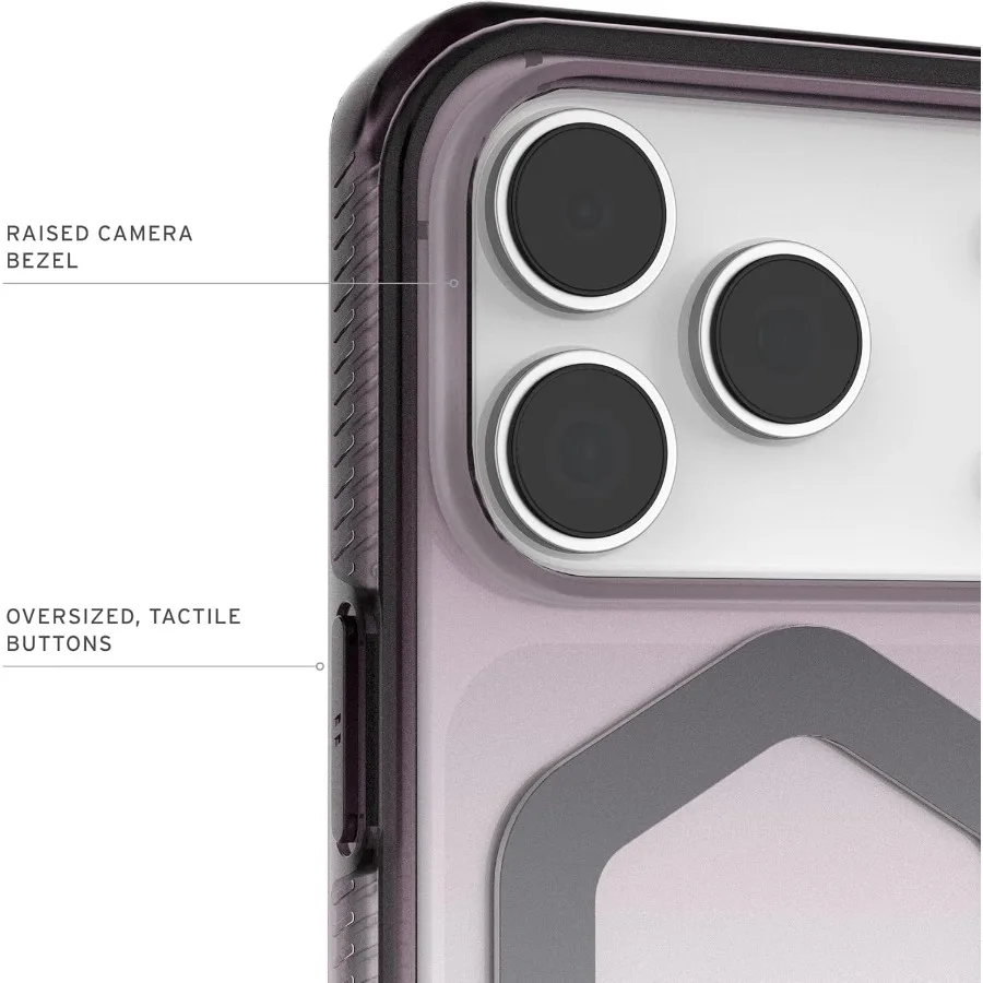 Projetado para iPhone 17 Pro Case Plyo – Compatível com capa protetora translúcida de grau militar MagSafe