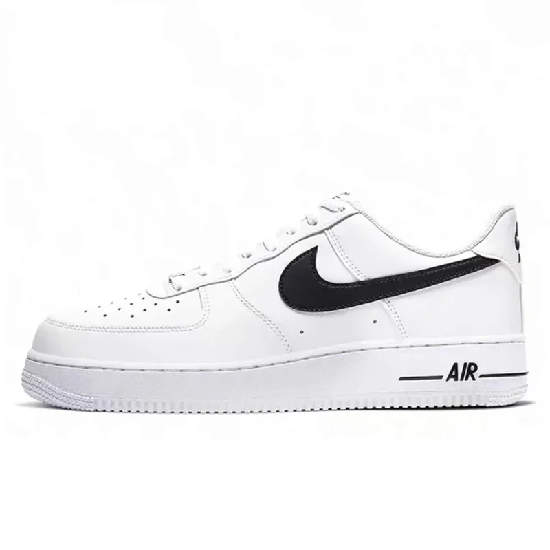 Nike-Air Force 1 Basses pour Homme et Femme, Chaussures de Skateboard, Confortables, Unisexe, Essential Mung Bean Grey