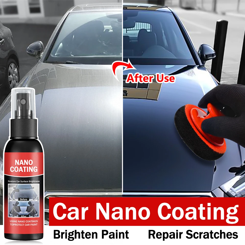 Car Nano Ceramic Coating Protection Long-Lasting Gloss Kit 300ml - Universal Professional Car Beauty High Gloss Car Paint Repair