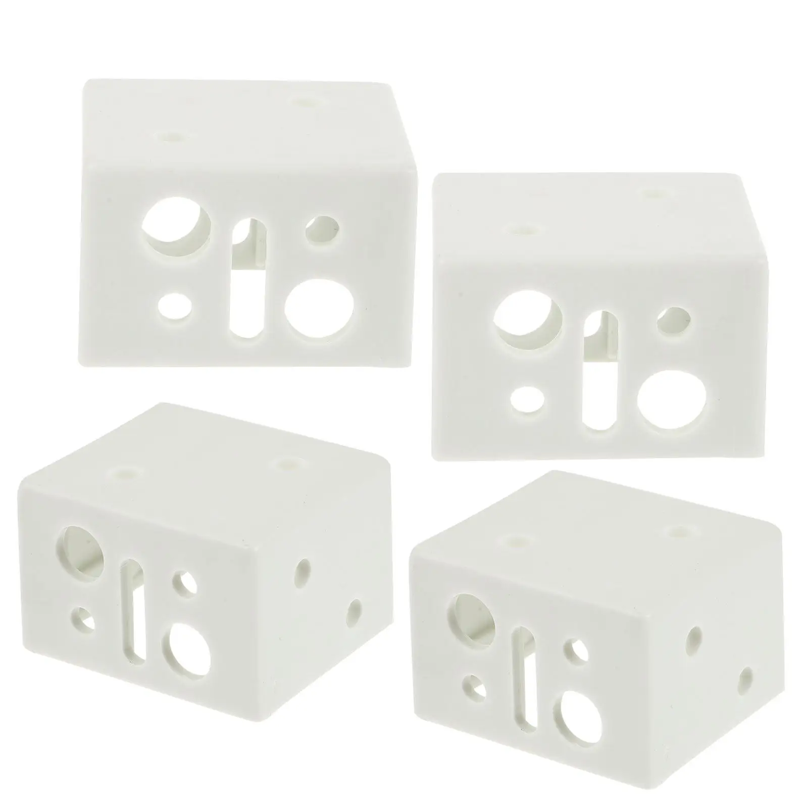 4Pcs Blinds Installation Accessories Both Ends Sturdy Window-Blinds Fixed Parts Easy Install Reliable Replacement for Jalousie