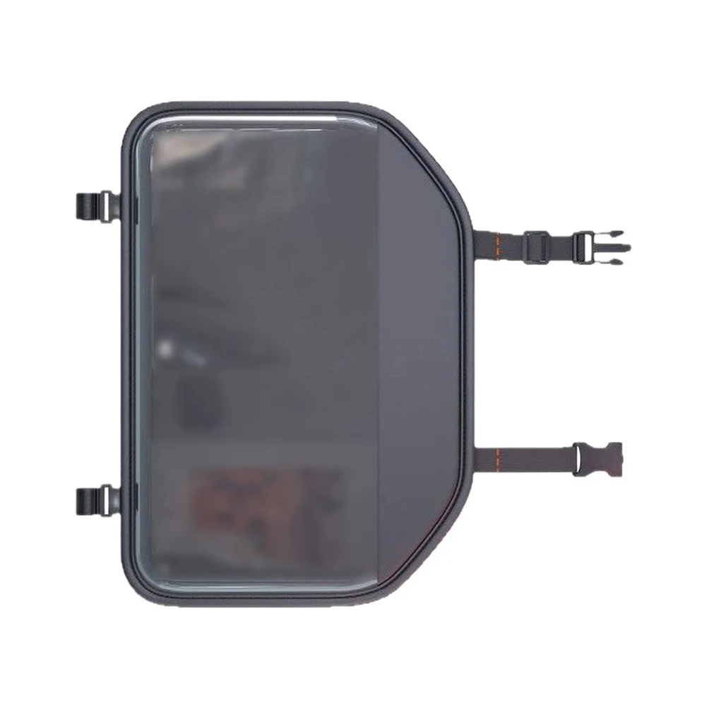 Touch-Supported Car Phone Holder for iPad Multi-Functional In-Car Mount Black ABS Material Most Vehicles Compatible