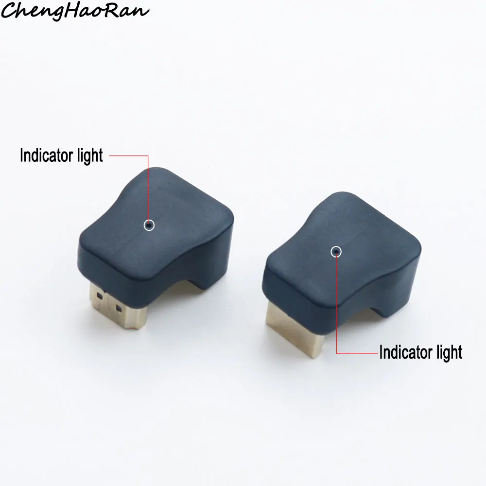 Conversor de projetor de alta definição de concha de alumínio, adaptador de cabeça reta, em forma de U, fêmea para macho, HDMI, 8K, 60Hz, HDTV 2.1, 90 graus