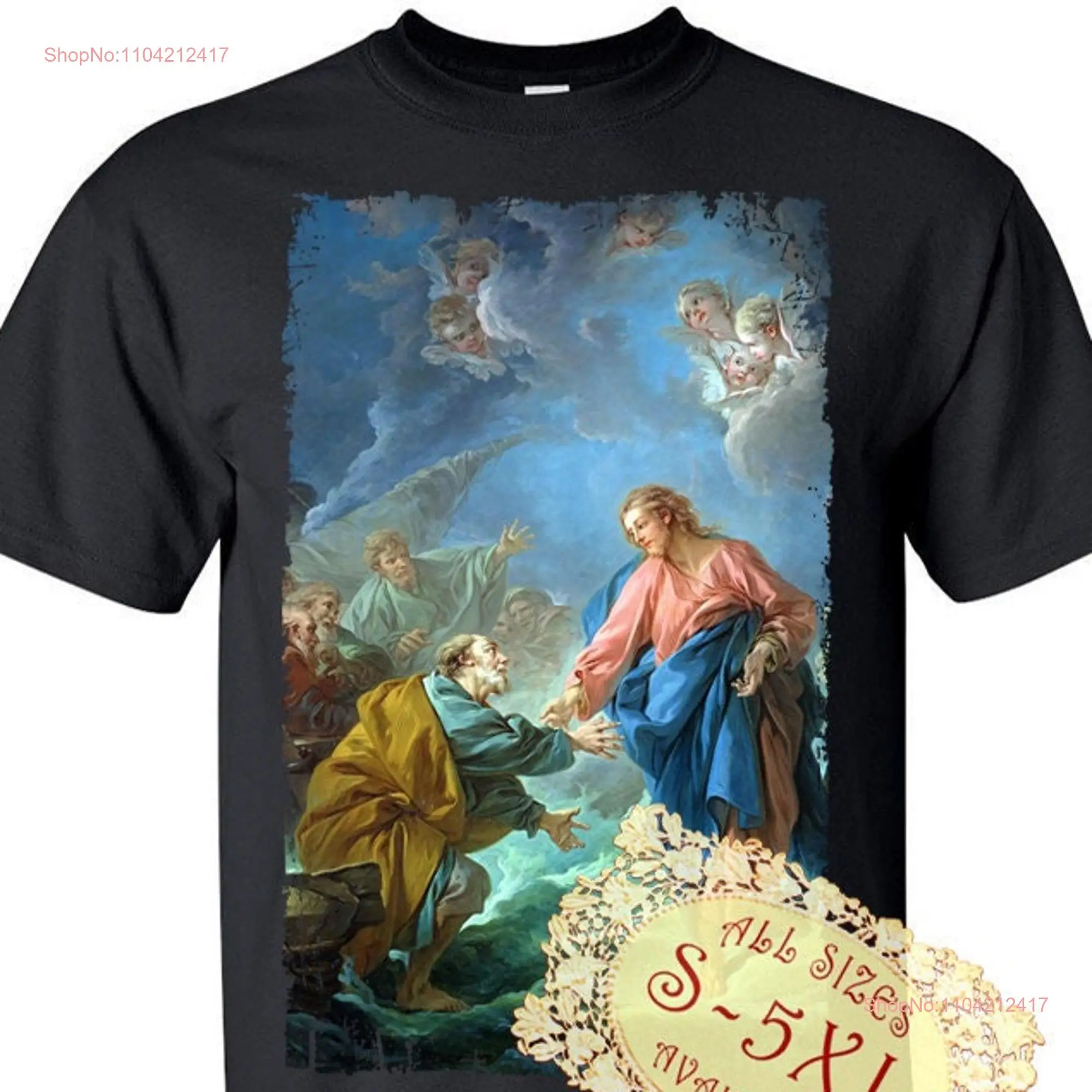 Jesus Christ V175 DTG PRINT Men T Shirt S M L XL 2XL 3XL 4XL 5XL long or short sleeves