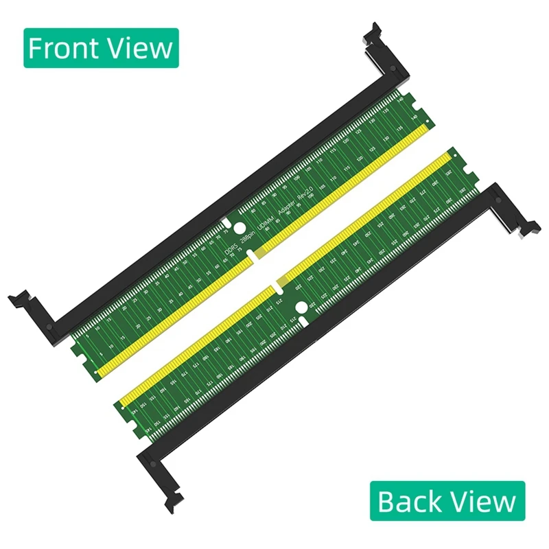 1 PCS DDR5 U-Dimm 288Pin Adapter Ddr5 Memory Test Protection Card With Short Latch Plastic