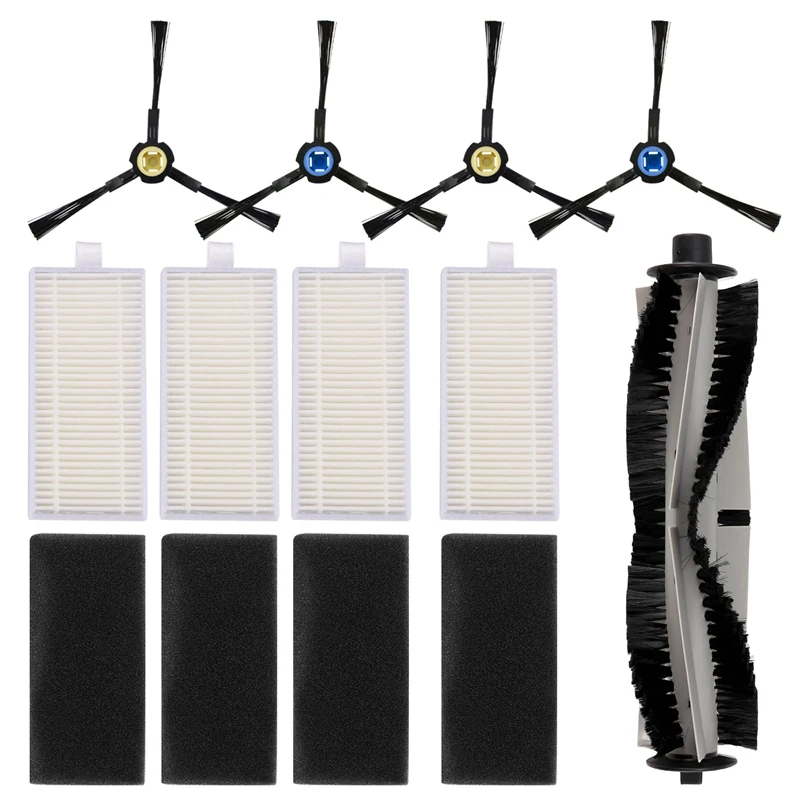 ABBR роликовая боковая щетка HEPA-фильтр для робота-пылесоса ILIFE T20s, запасные части