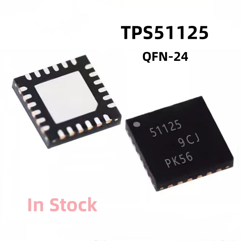 10PCS/LOT TPS51125 51125 TPS51125RGER TPS51125ARGER TPS51125A 51125A QFN-24 Notebook chip In Stock