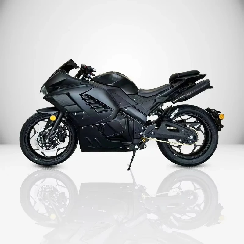 Hot Sale Fashion Lithium Battery E-Motorcycle 3000W Center Motor 72V 130km/h Electric Motorcycle for Adult