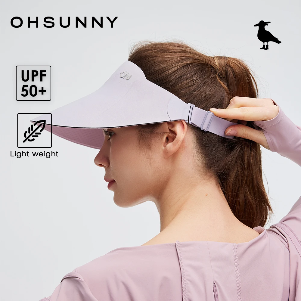 

OhSunny Packable Cap Outdoor Lightweight Portable Running Caps,UV Protection Sun Visor Hat Double Sided Wearing UPF50+ Unisex