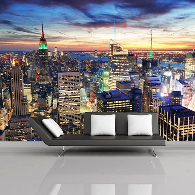 Custom Mural European 3D New York City Bedroom Photo Wallpaper Living room sofa TV background wall restaurant study Hotel photo