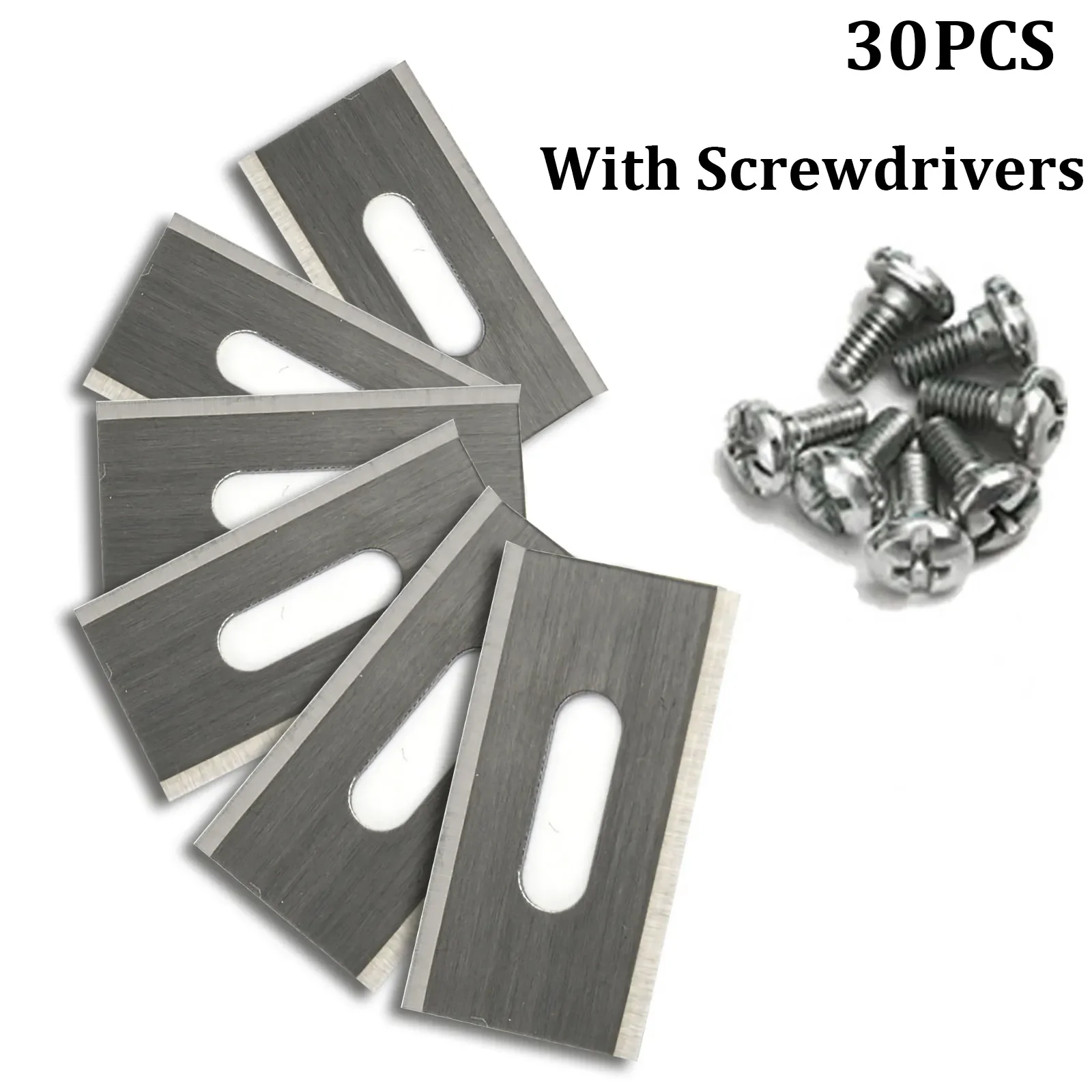 30PCS Lawn Mower Blades Set, Easy Install Replacement Cutters for Husqvarna Automower Garden Tools