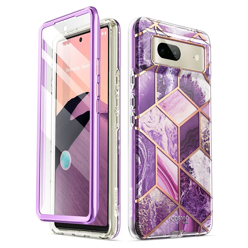 Voor Google Pixel 7 Case (uitgave 2022) I-BLASON Cosmo Slim Full-Body Stijlvolle beschermhoes met ingebouwde schermbeschermer