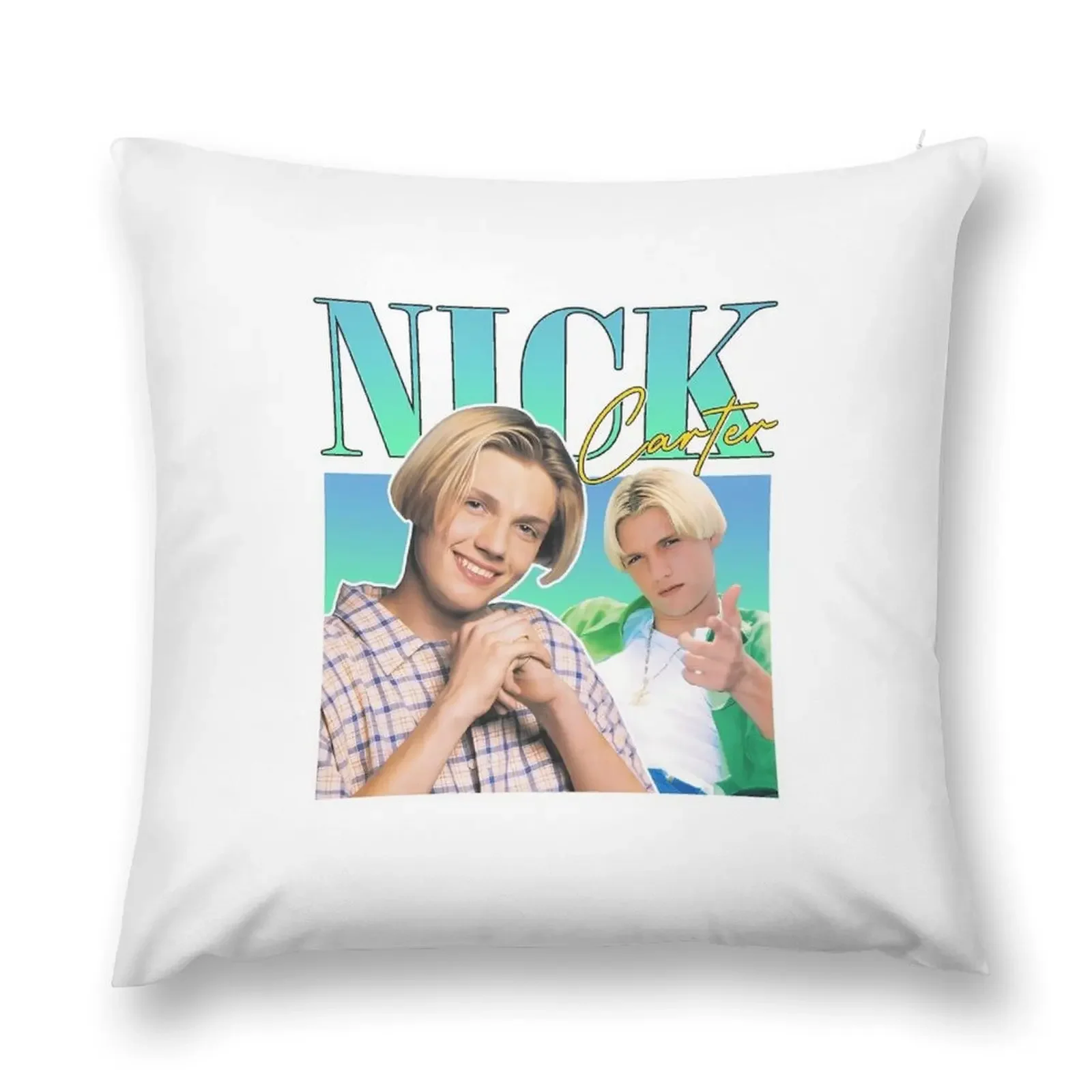 Nick Carter Backstreet Boys 90S Style Throw Pillow Pillow Case luxury decor Christmas Pillow