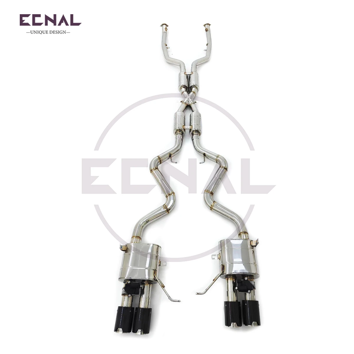 

ECNAL EXHAUST for 2009-2013 Bmw E90 E92 E93 M3 V8 4.0L Sports Muffler Valve Exhaust for SS304 Valve Exhaust