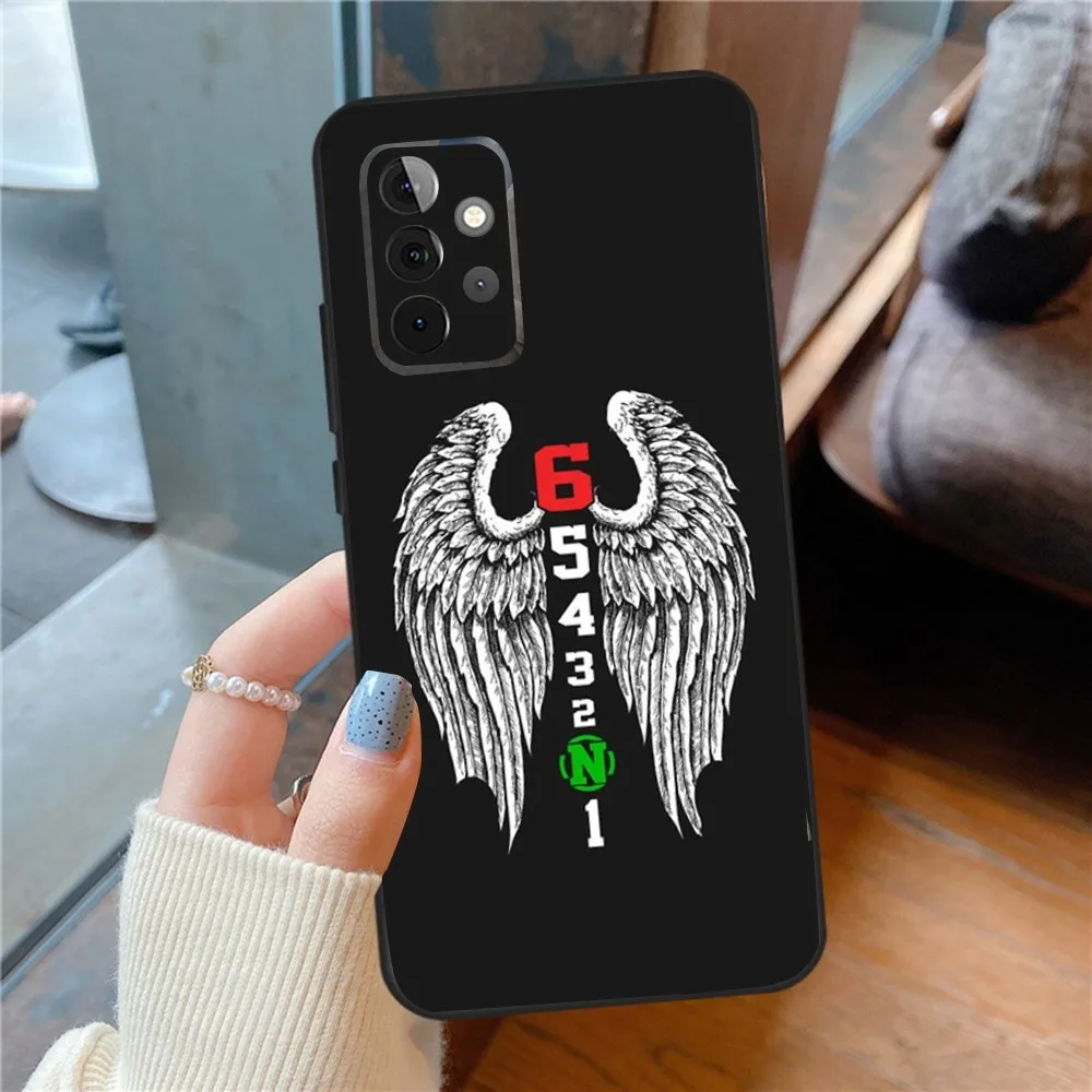 1N23456 M-Motorcycle-S  Phone Case For SamsungS24,23,22,21,S20 ,Pro10,S30Plus,S9,20lite Ultra Black Cover