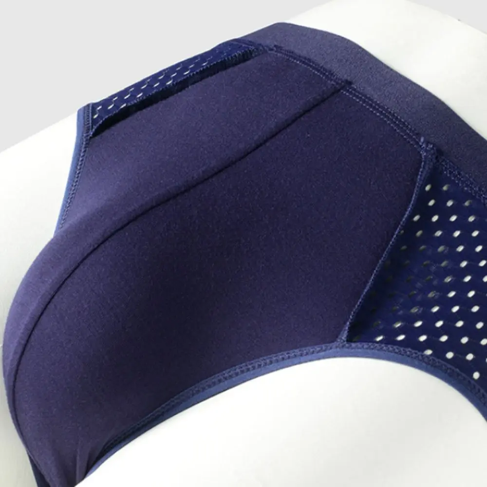 

4PCS Simple Low Waist Men Mesh Panties Oversize Briefs Male Thin Panties Elastic Male Lingerie Ice Silk Triangle Underwear Gifts