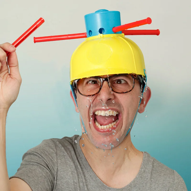 CYGJ-Wet Water Challenge Cap Play In Water Board Game Party Game Punishment Props Hat Prank Party Spoof Class Game