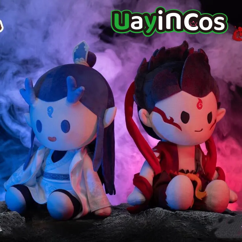 

40 см Ne Zha 2 Demon Nezha Aobing Master Devil Stuffed Plushies Хлопковая плюшевая кукла Одежда Мягкая подушка Аниме Фигурка Игрушка для детей G