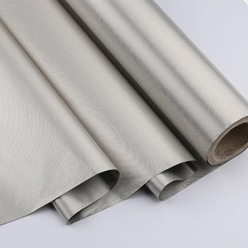 Faraday Fabric EMI RFID Shielding Fabric Anti-Radiation Conductive Cloth Block WiFi RF Microwave Electromagnetic Wave Protection