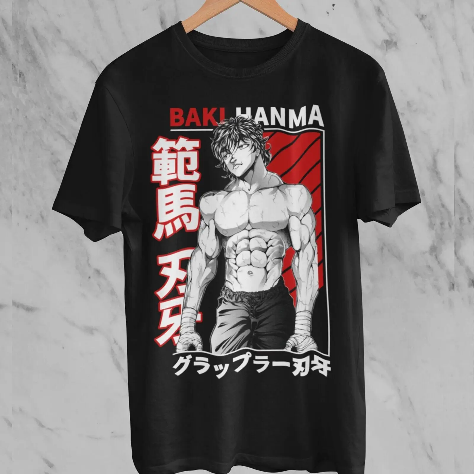 

Baki the Grappler Hanma Yujiro New,Top,Best view Unisex Black T-Shirt