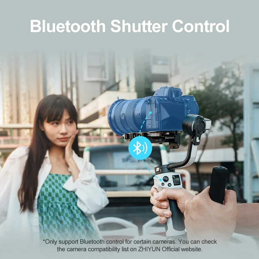 ZHIYUN CINEPEER WEEBILL 3E Estabilizador de cámara de cardán de mano de 3 ejes Bluetooth 5.0 para cámaras DSLR sin espejo