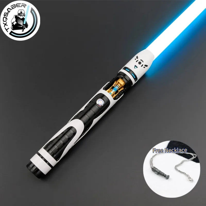 TXQSABER New Crystal Pixel Lightsaber LED Strip Blade Smooth Swing SNV4 Board Bluetooth for Customize Blaster Sword Toys