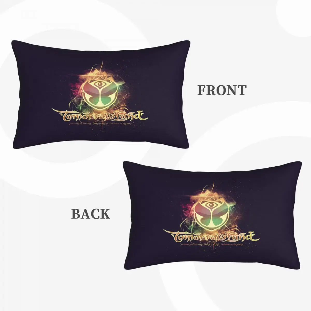 Tomorrowland Belgian Electronic Dance Music Festival Rectangle Pillowcase Cushion Cover Decor Bedroom Bed Home Throw Pillow
