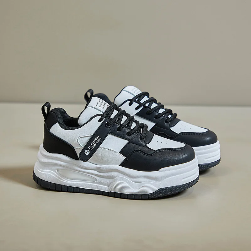Spring Women Shoes Fashion Breathable Female Girls Sneakers Thick-Soled Increase Sports Casual Size 35-40