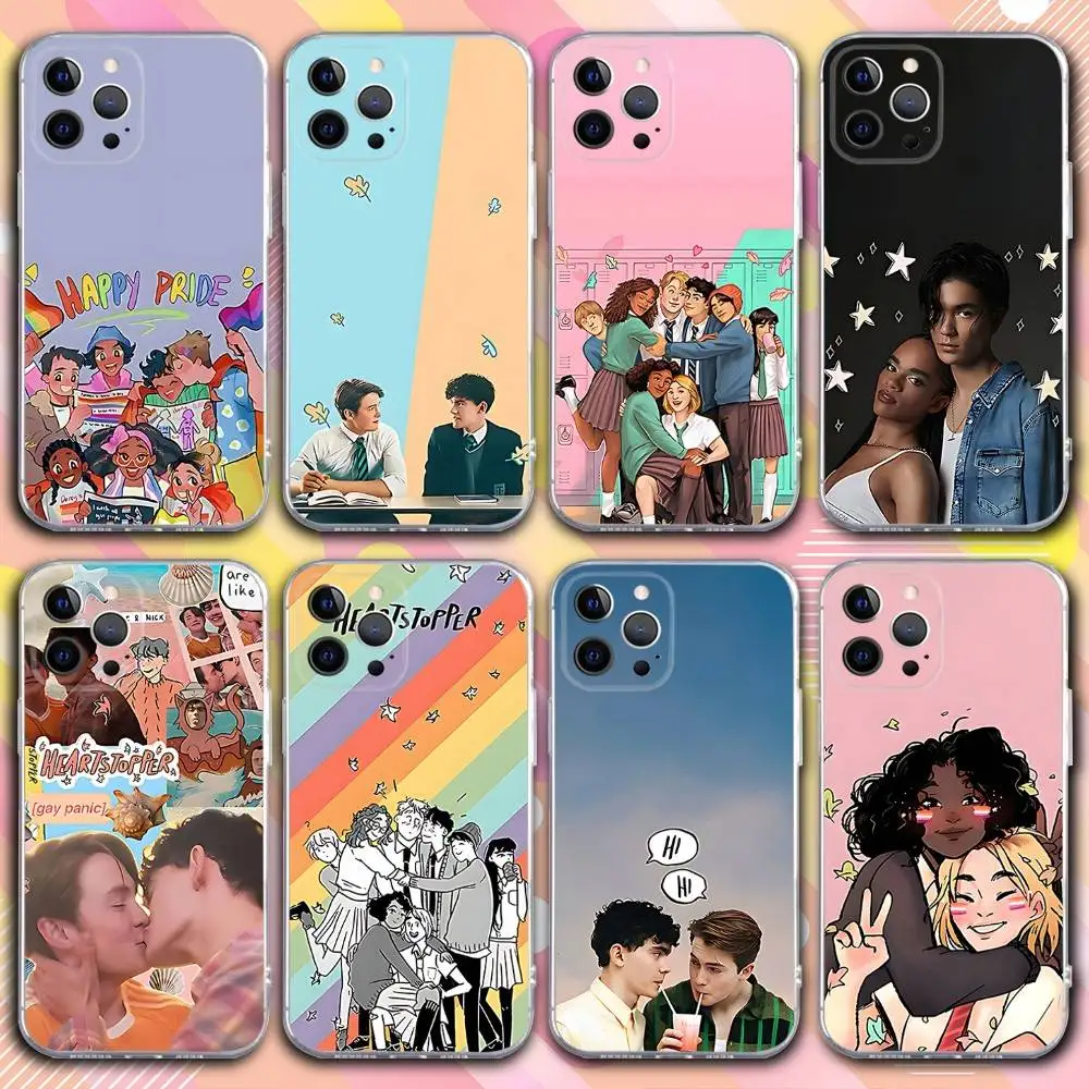 

H-Heartstopper TV Phone Case For iPhone 17,16,15,14,13,12,11 Pro,Max,Plus,X,XS,XR,SE4,E Mini Transparent Soft Cover