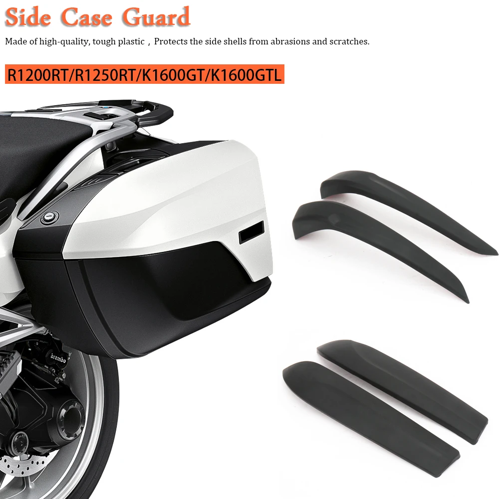 Motorcycle Side Trunk Panel Case Protector Fairing Cover Guard For BMW K1600GT K1600GTL K1600 GT GTL 2010- R1200RT R1250RT