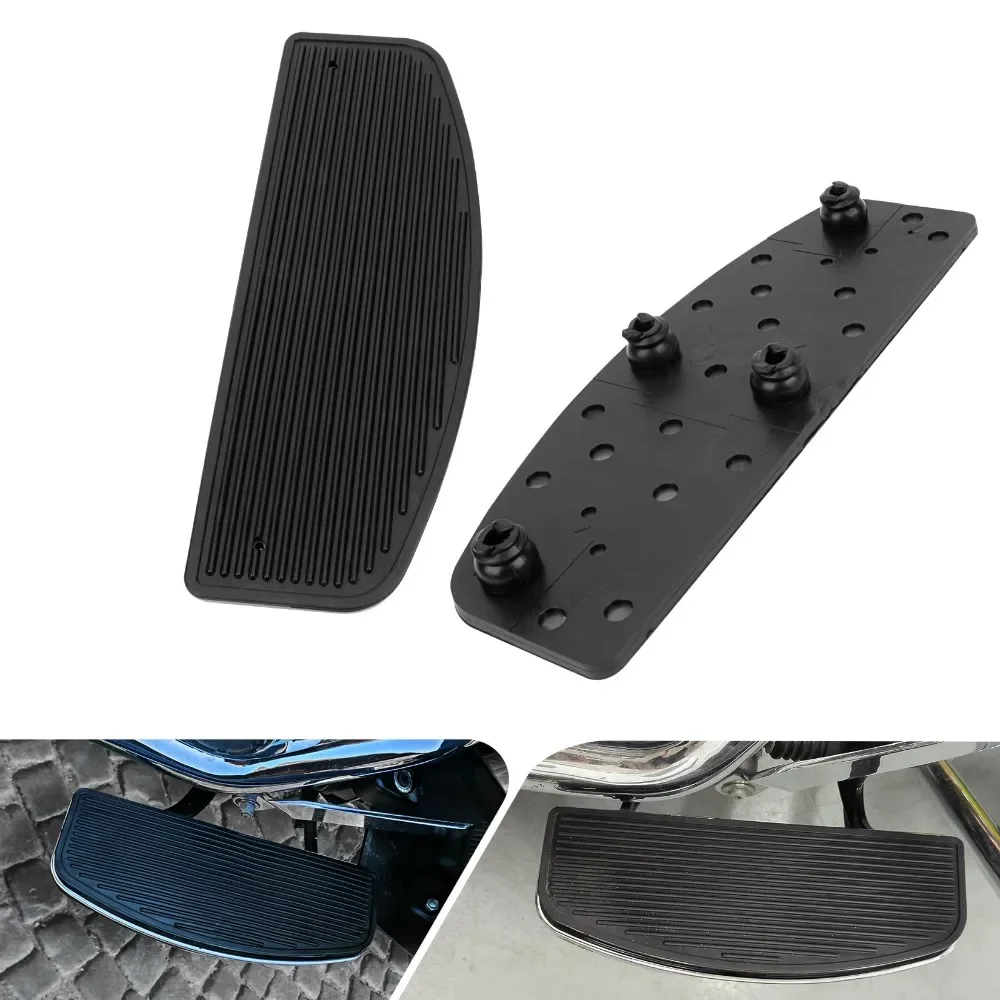 

Motorcycle Front Pedal Insert Footboards Driver Floorboards Coating For Harley Touring Electra Glide Road King Dyna 1986-2023