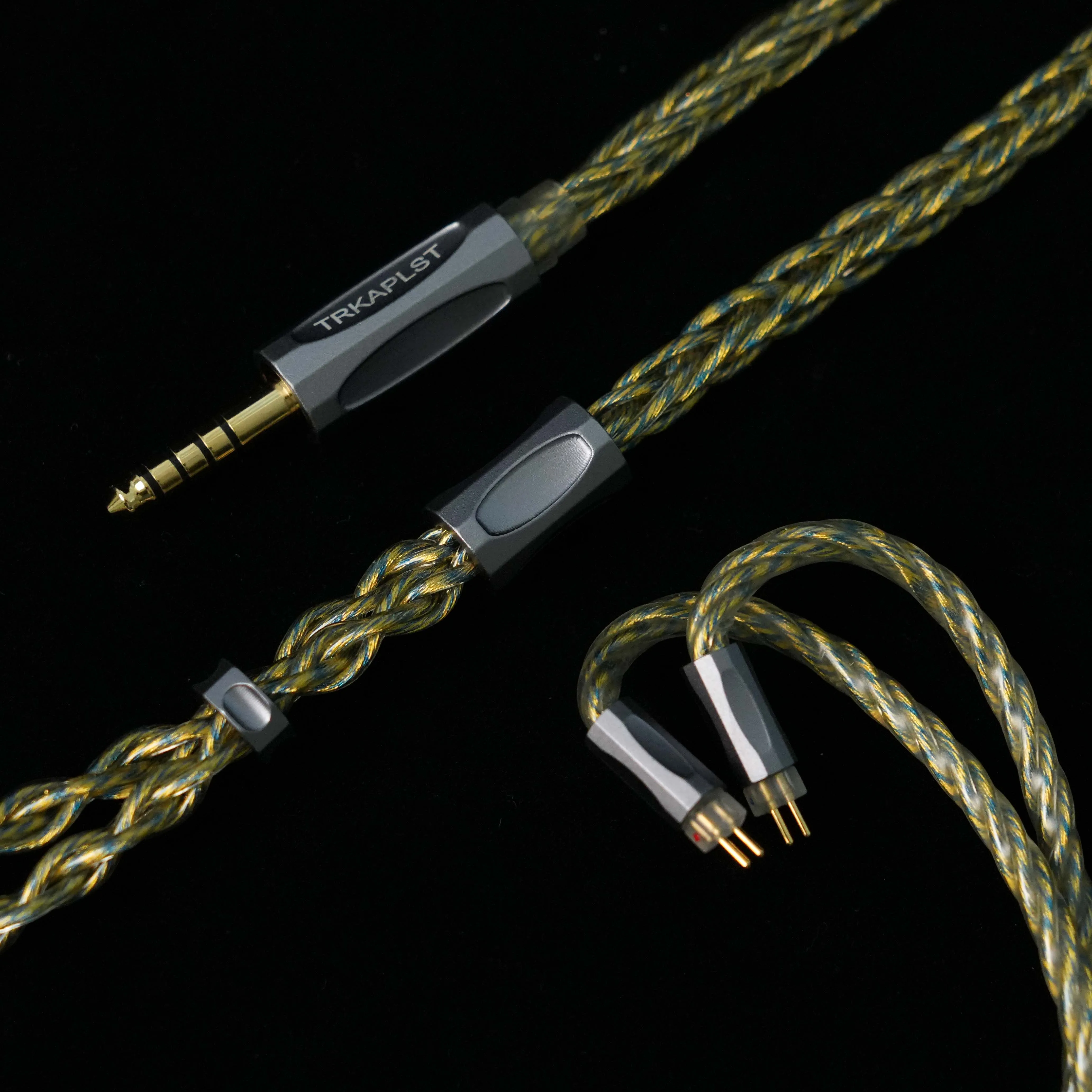 TRKAPLST- 32 HIFI In-Ear IEM-Kabel mit 2,5 mm/3,5 mm/4,4 mm symmetrischem Anschluss auf 0,78 PIN/MMCX/Dual 3,5 mm für FiiO MoonDrop – Detail 14