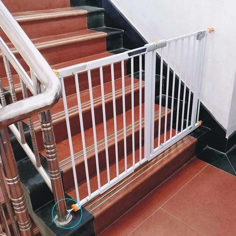 Fashion Easy Install Adapter Baby Pet Safety Gate Screw Bolt Stair Banister Threaded Y Spindle Rod Steel Core Fence Doorways