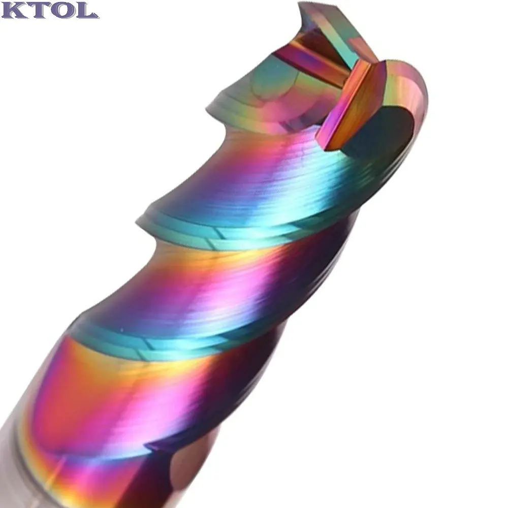 

HRC60 3 Flute Corner Radius Cutters Milling Tools Aluminium Router Bit CNC Tungsten Carbide Bullnose Endmill for Metal Cutting
