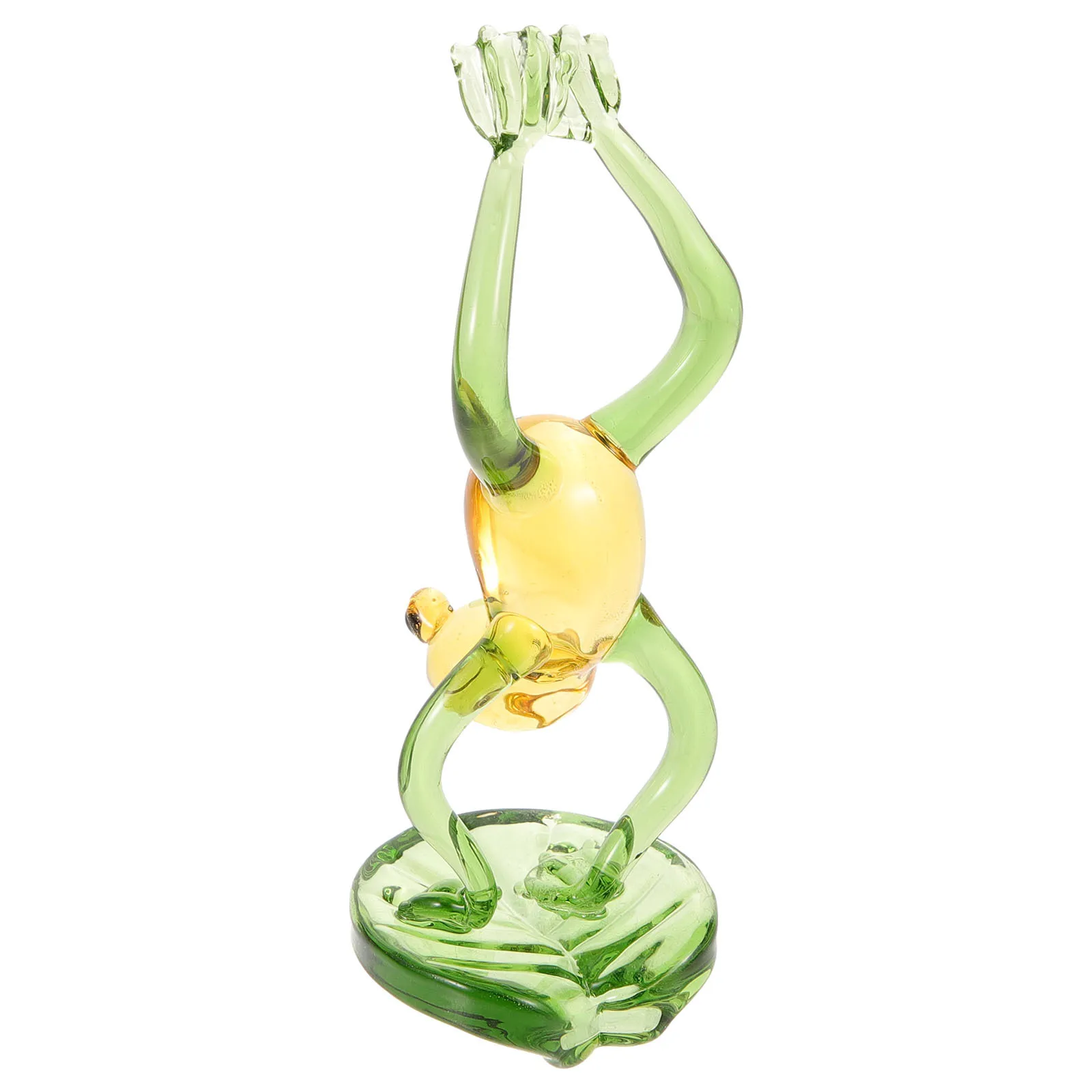 

Crystal Frog Ornament Animal Decoration Lightweight Desktop Frog Sculpture Creative Office Table Decor Crystal Crafts