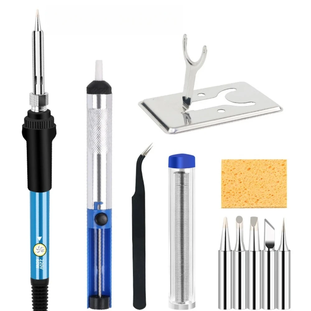 

60W Electric Soldering Iron EU/US Plug Temperature Adjustment Soldering Iron Household Electronic Welding Repair Tool