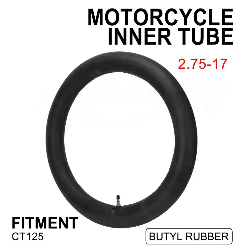 

Motorcycle Accessories Inner Tube Butyl Rubber 2.75-17 Inner Tubes For Honda CT125 CT 125